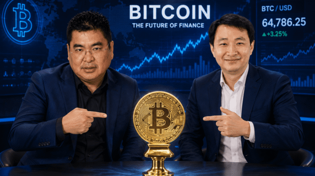 Robby Bun bersama Oscar Darmawan dengan Cryptocurrency